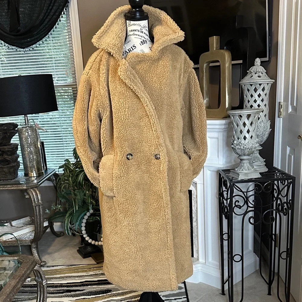 Fashion Nova Tan Trench Coat - Picture 2 of 7